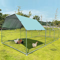Extra Large Walk in Metal Chicken Coop 9x18ft C361