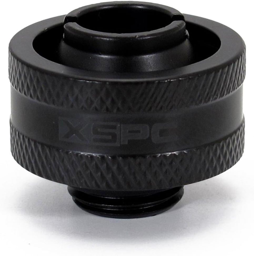 Matte Black Compression Fitting 6-Pack M25665