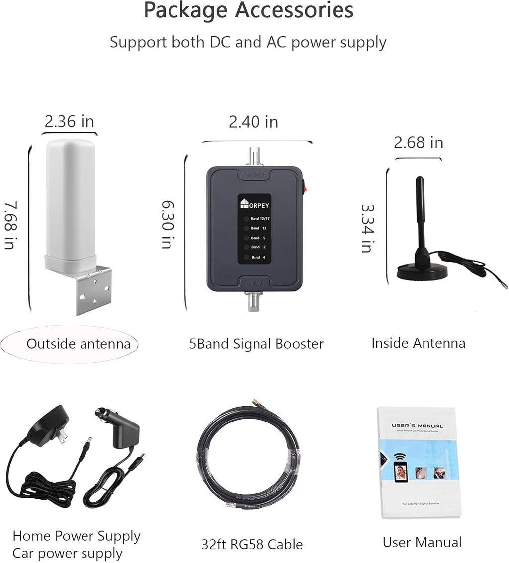 5 Band Cellular Signal Booster for RV K51605