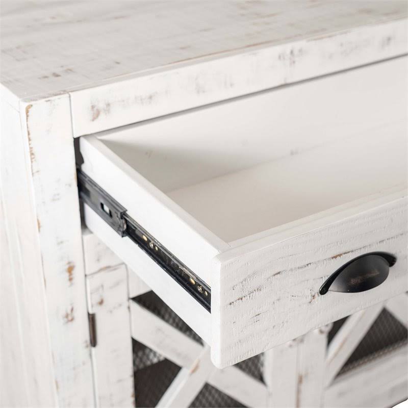 White 2-Door Accent Chest J514096