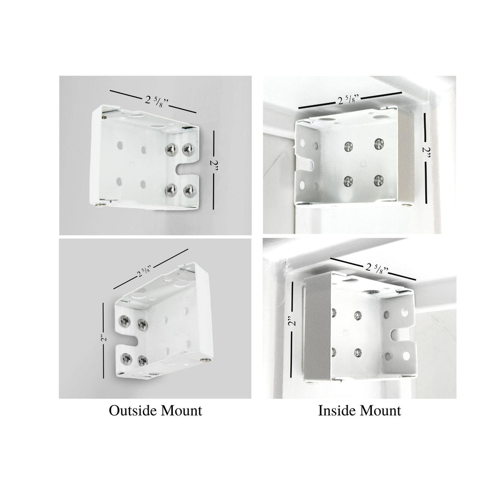 White Cordless Faux Wood Blind N4598
