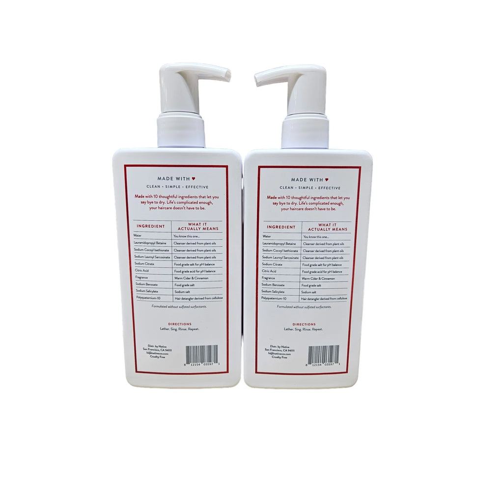 Warm Cider & Cinnamon Shampoo (2 Pack) Y31346
