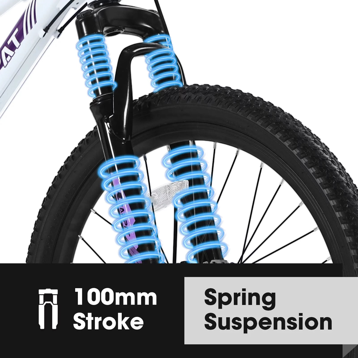26 inch White Disc Brakes Mountain Bike S605
