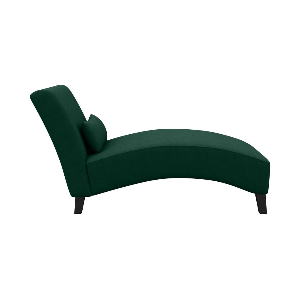 Navy Blue Velvet Chaise D552742