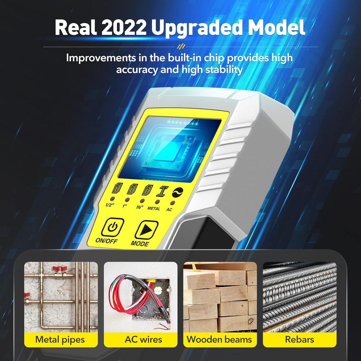 5 in 1 Stud Sensor Detector with LCD Display C82352