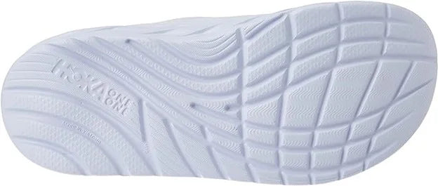 White Unisex Recovery Slides Z361