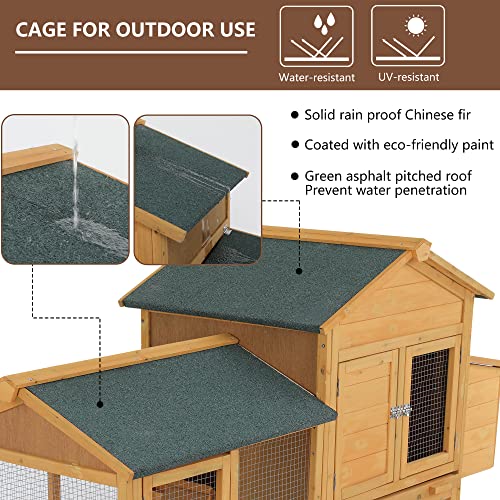 66 Inch Wood Chicken Coop L3531