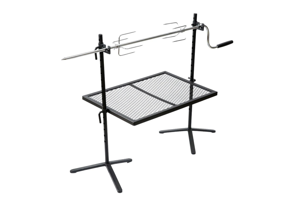 Heavy Duty Adjustable Outdoor Camping Rotisserie Grill B5891