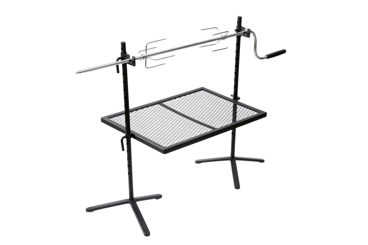 Heavy Duty Adjustable Outdoor Camping Rotisserie Grill B5891