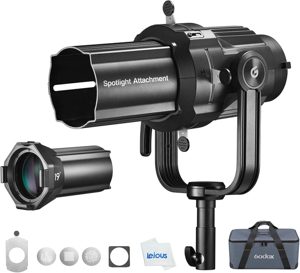 19° Projection Lens Spotlight Attachment for Bowen Mount LED Video Light A262