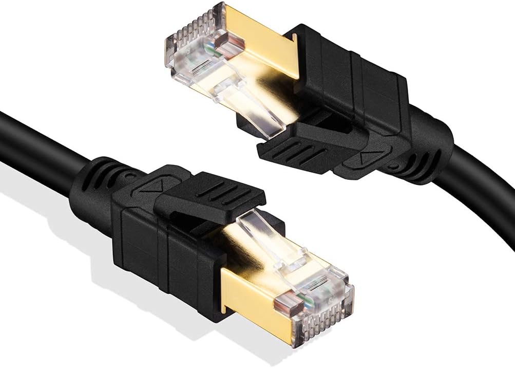 Cat 8 Ethernet Cable 250 ft SFTP Direct Burial Internet Cable Pack of 2 R719665