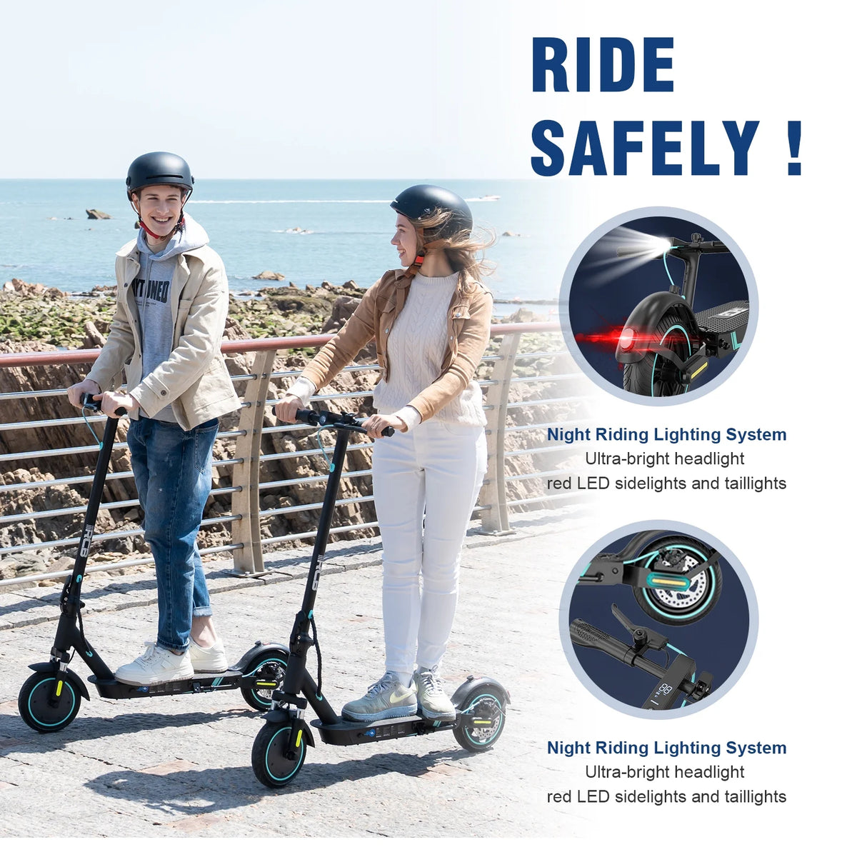 Electric Scooter with APP Control, 350W Motor, 19 mph N16615