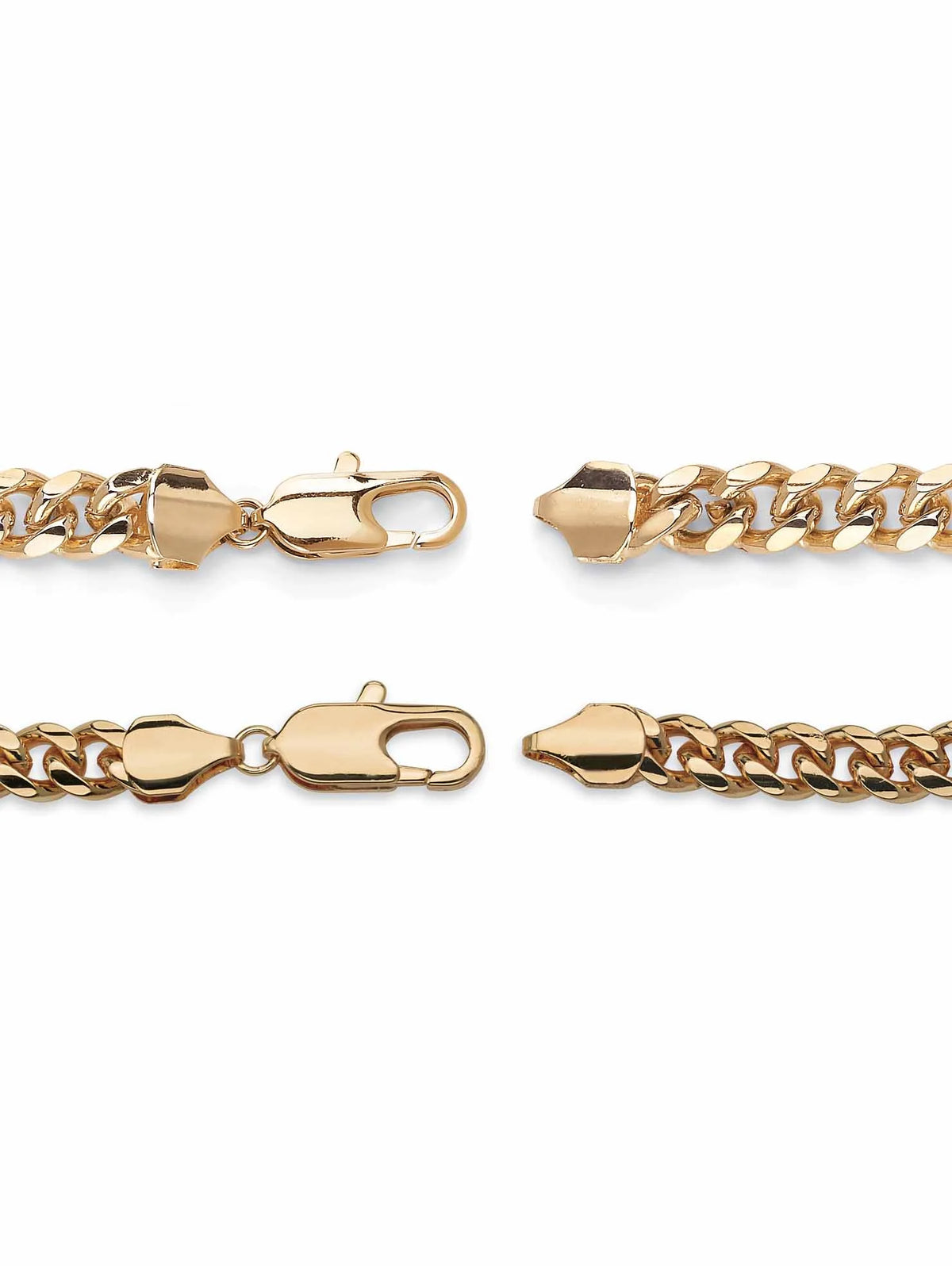 10.5 mm Curb-Link Bracelet and Chain Necklace 2-Piece Set B886361
