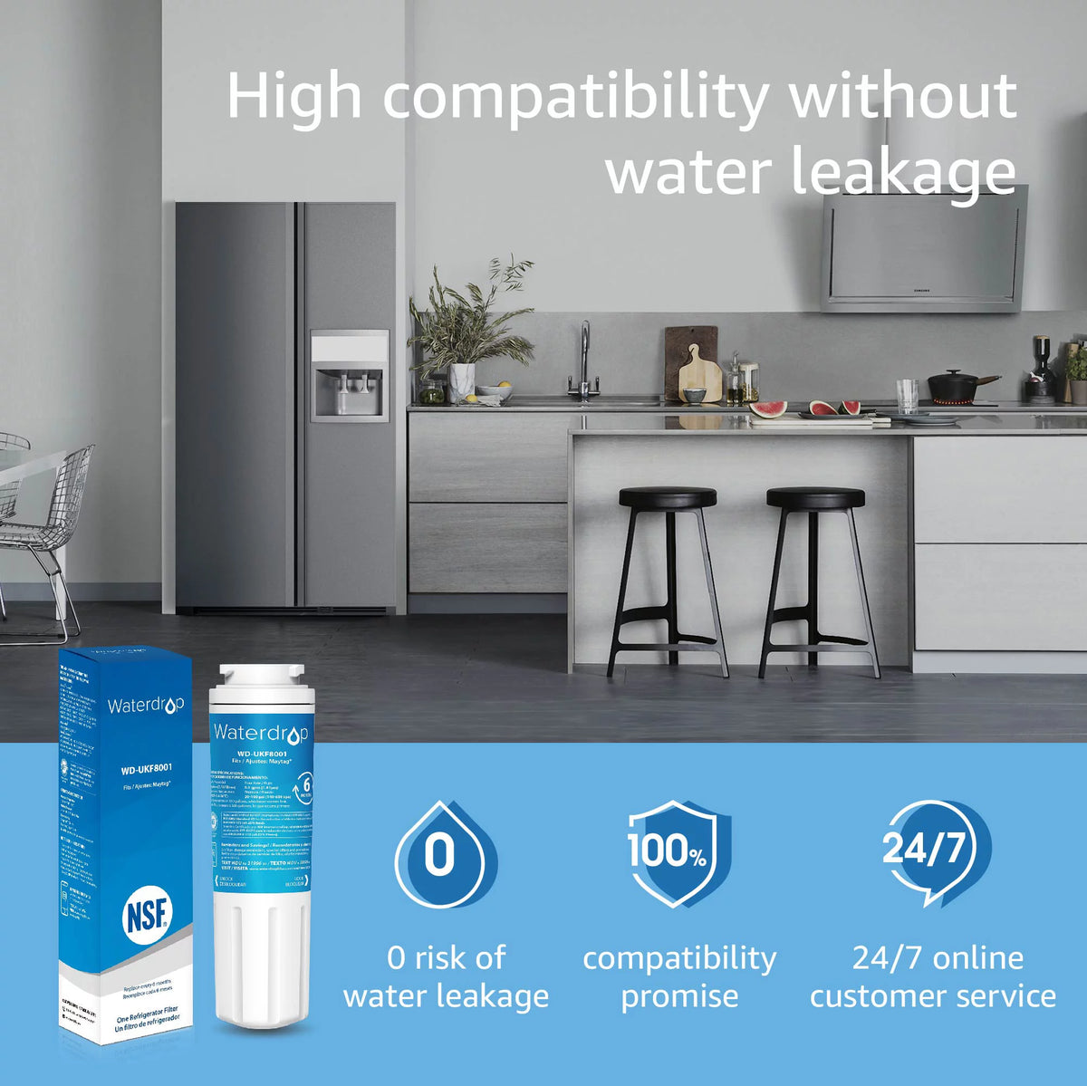 Refrigerator Water Filter, Pack of 3 Y55827