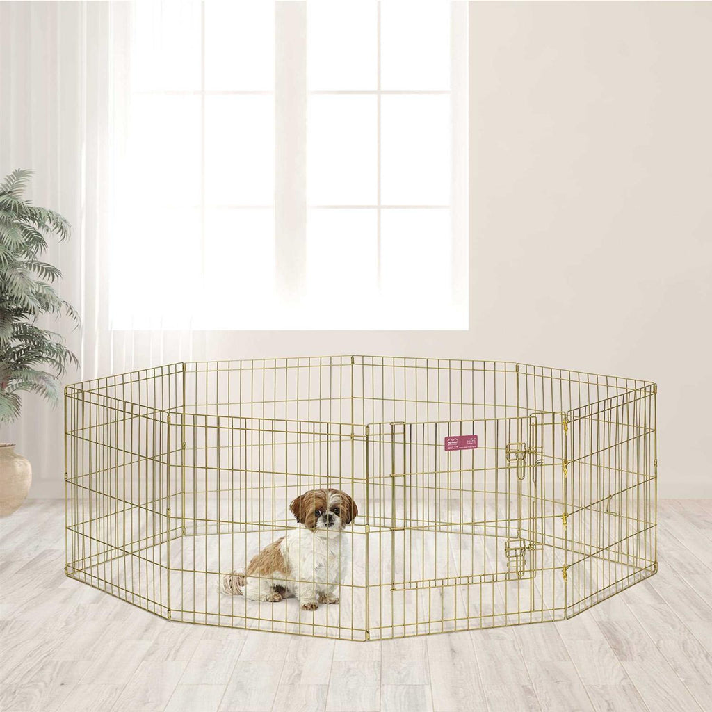Gold Zinc Pet Exercise Pen P899