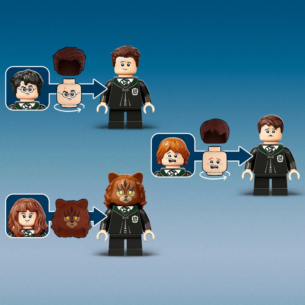 LEGO Harry Potter Hogwarts Polyjuice Potion Mistake with Minifigures N416