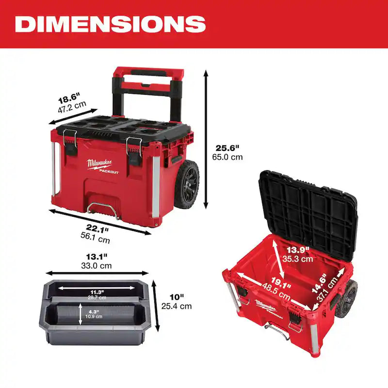 22 in. Rolling Modular Tool Box D9834