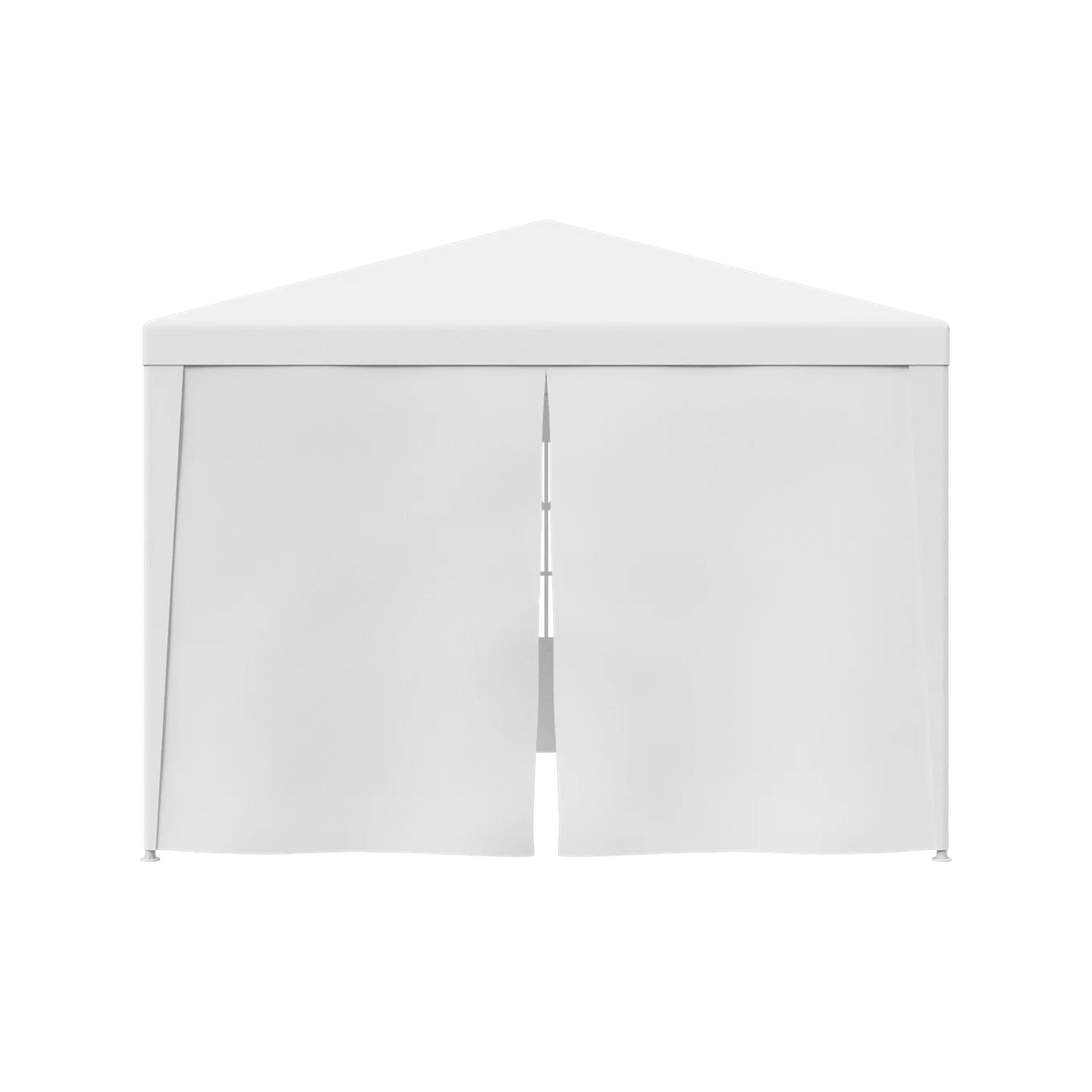 10 x 10' White Gazebo Canopy with 4 Removable Sidewalls Z50494
