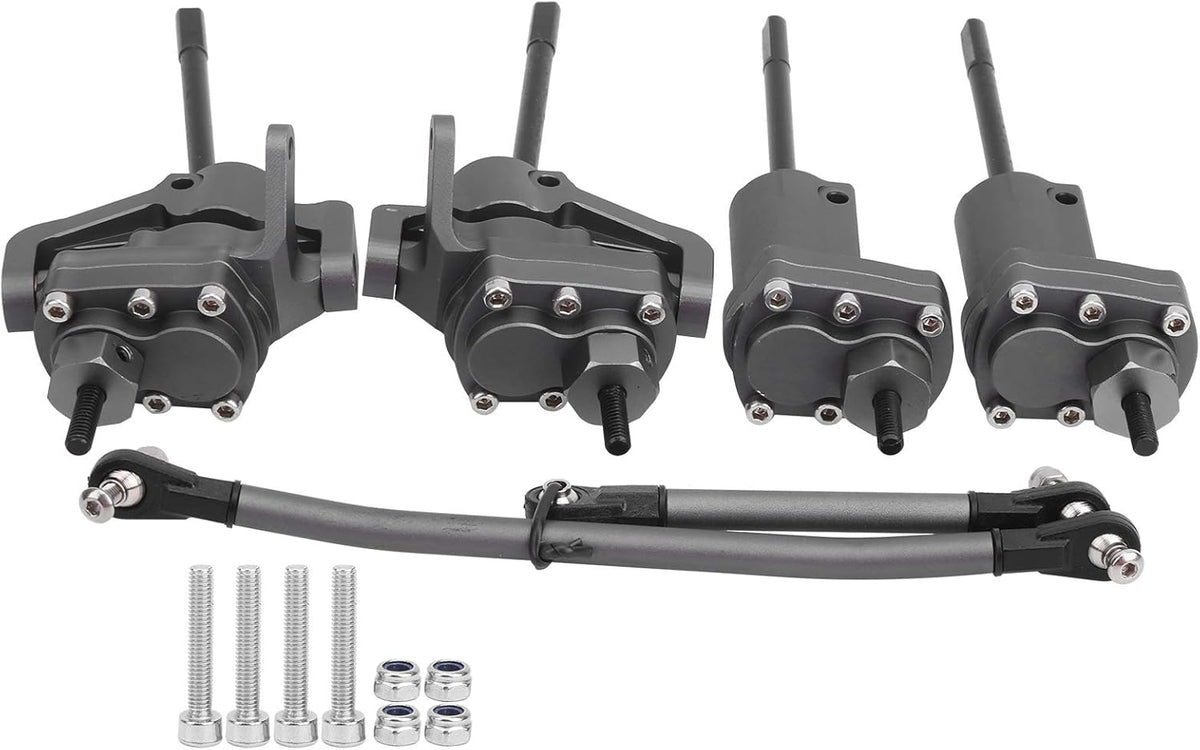 RC Car Axle Rear Front Portal Axle with Steering Link Transmission Shaft S644