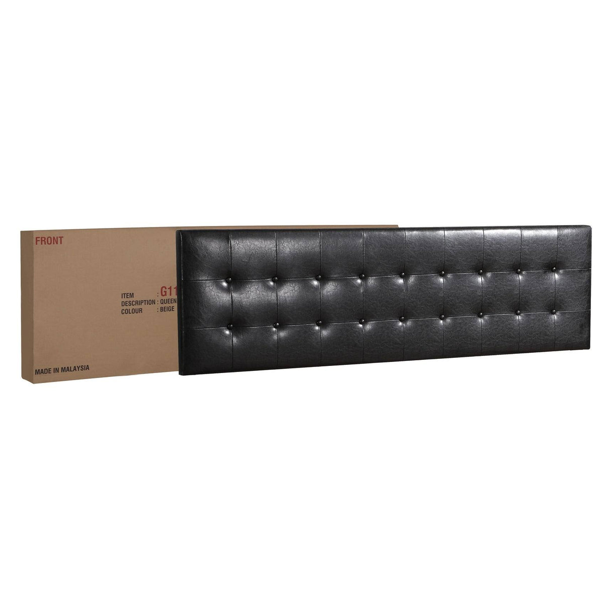 White Full Panel Bed R75324