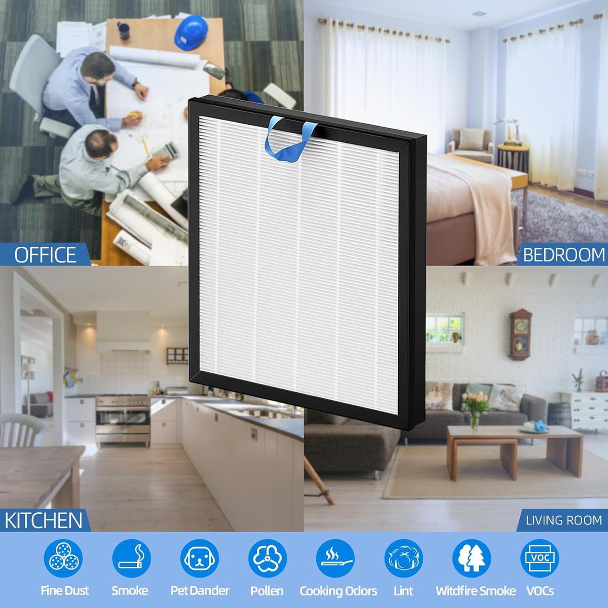 2-PACK High-Efficiency Activated Carbon Filters I8626