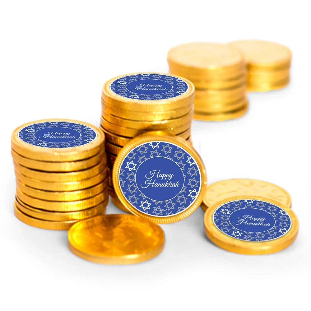 84 Pcs Hanukkah Candy Party Favors Chocolate Coins D815