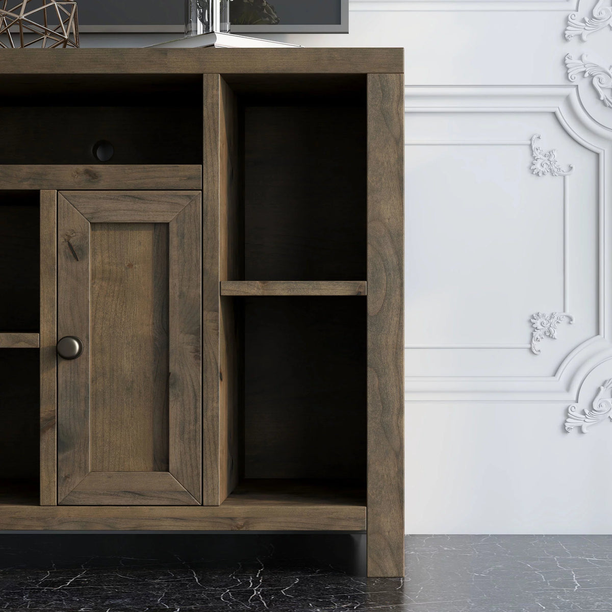 Modern Rustic TV Stand for 70 inch TV A241