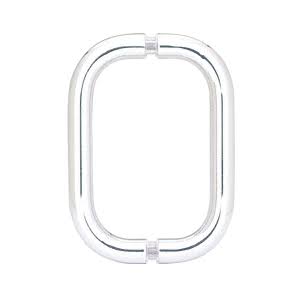 Polished Chrome 8 inch Back-to-Back Pull Handles X13974