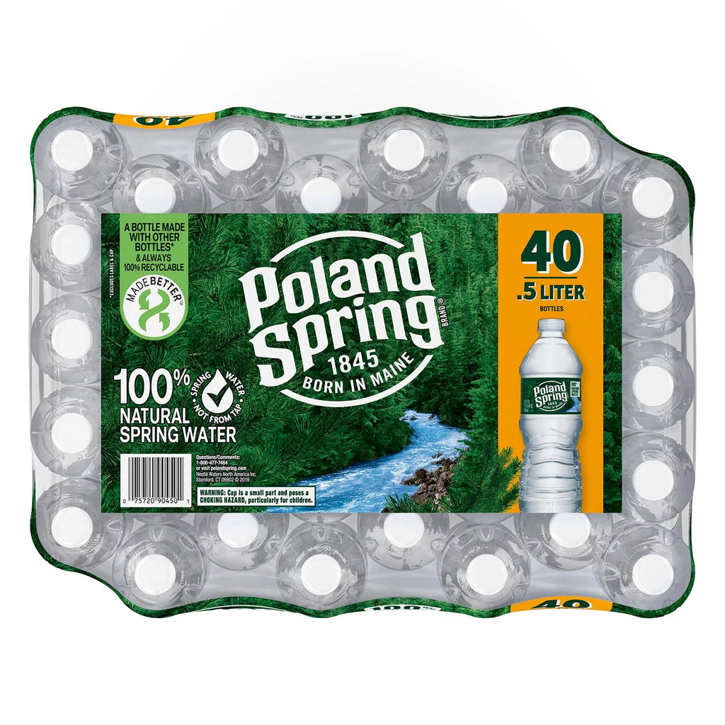 16.9 Fl Oz 40 Count Natural Spring Water Z2572