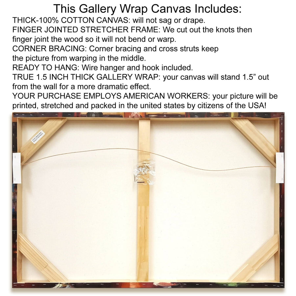 Rock N Roll Album Giclee Print on Gallery Wrap Canvas U759