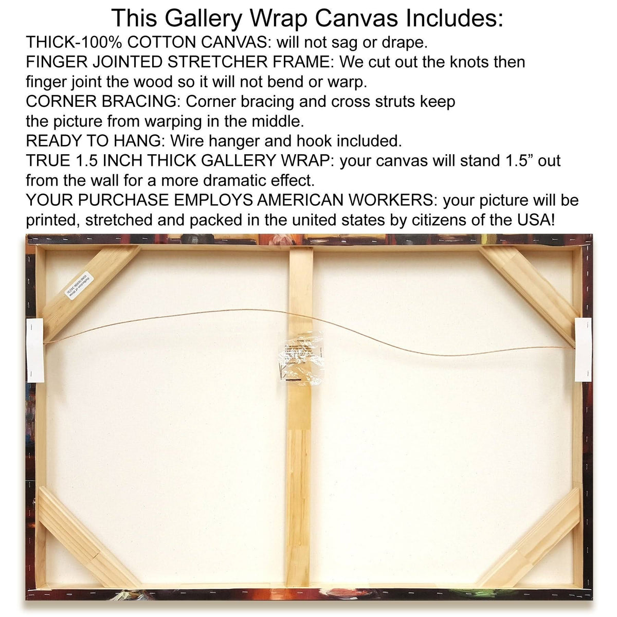 Rock N Roll Album Giclee Print on Gallery Wrap Canvas U759
