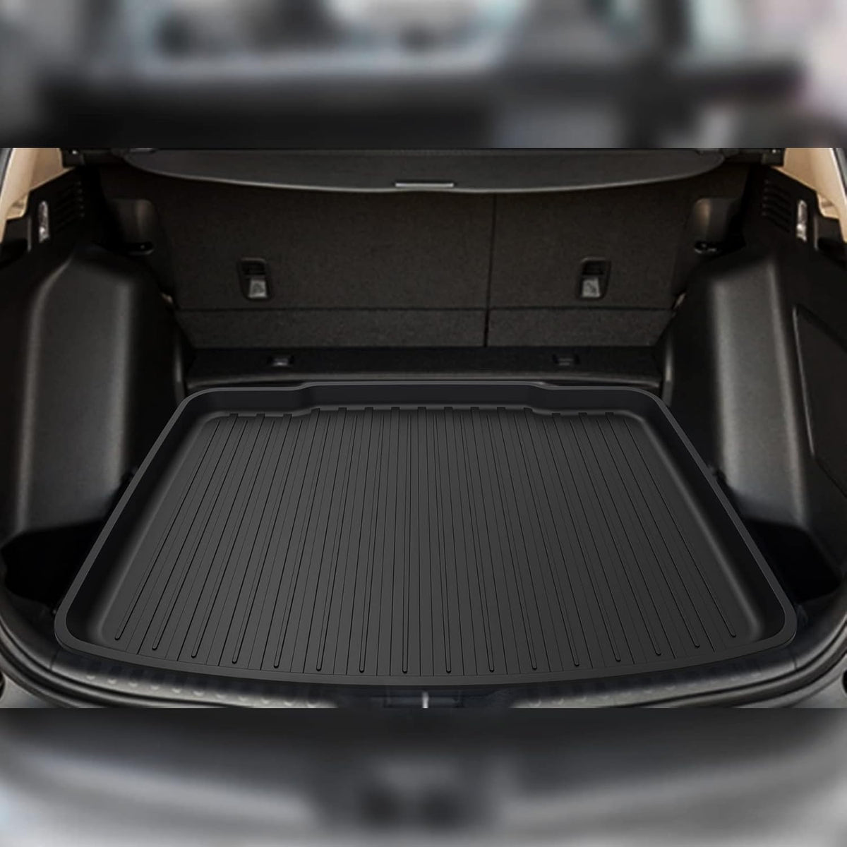 All Weather Black Cargo Trunk Liner Mat G718