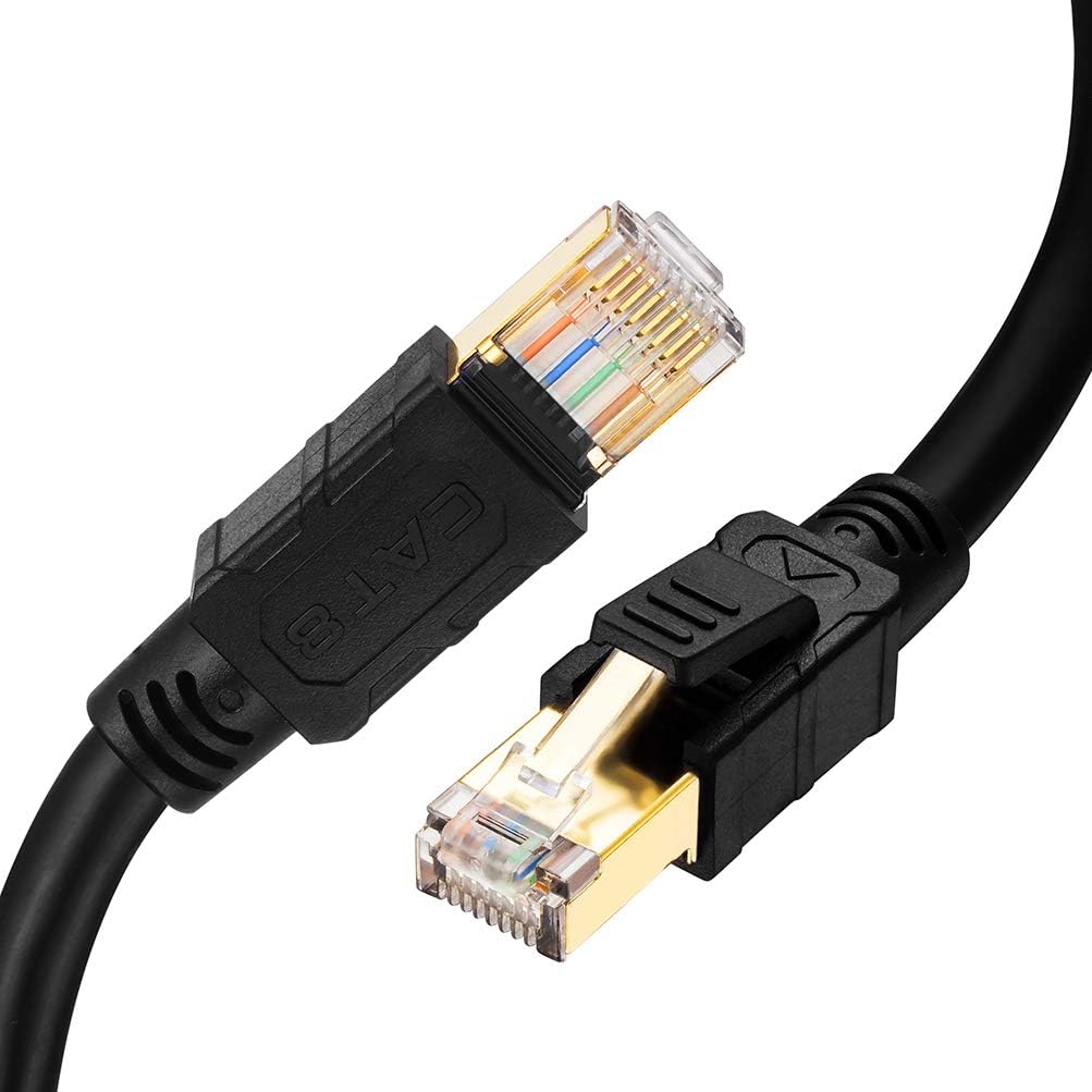 Cat 8 Ethernet Cable 250 ft SFTP Direct Burial Internet Cable Pack of 2 R719665