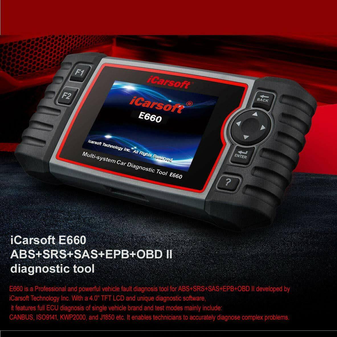 ABS+SRS+SAS+EPB+OBD II Diagnostic Tool Y57225