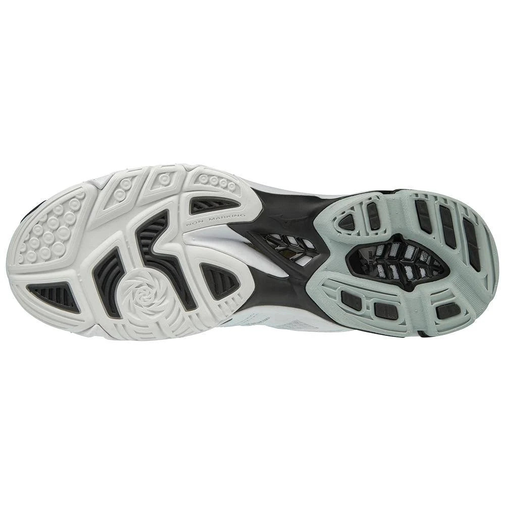 White/Black 12 Mizuno Wave Lightning Z5 Mid D23078