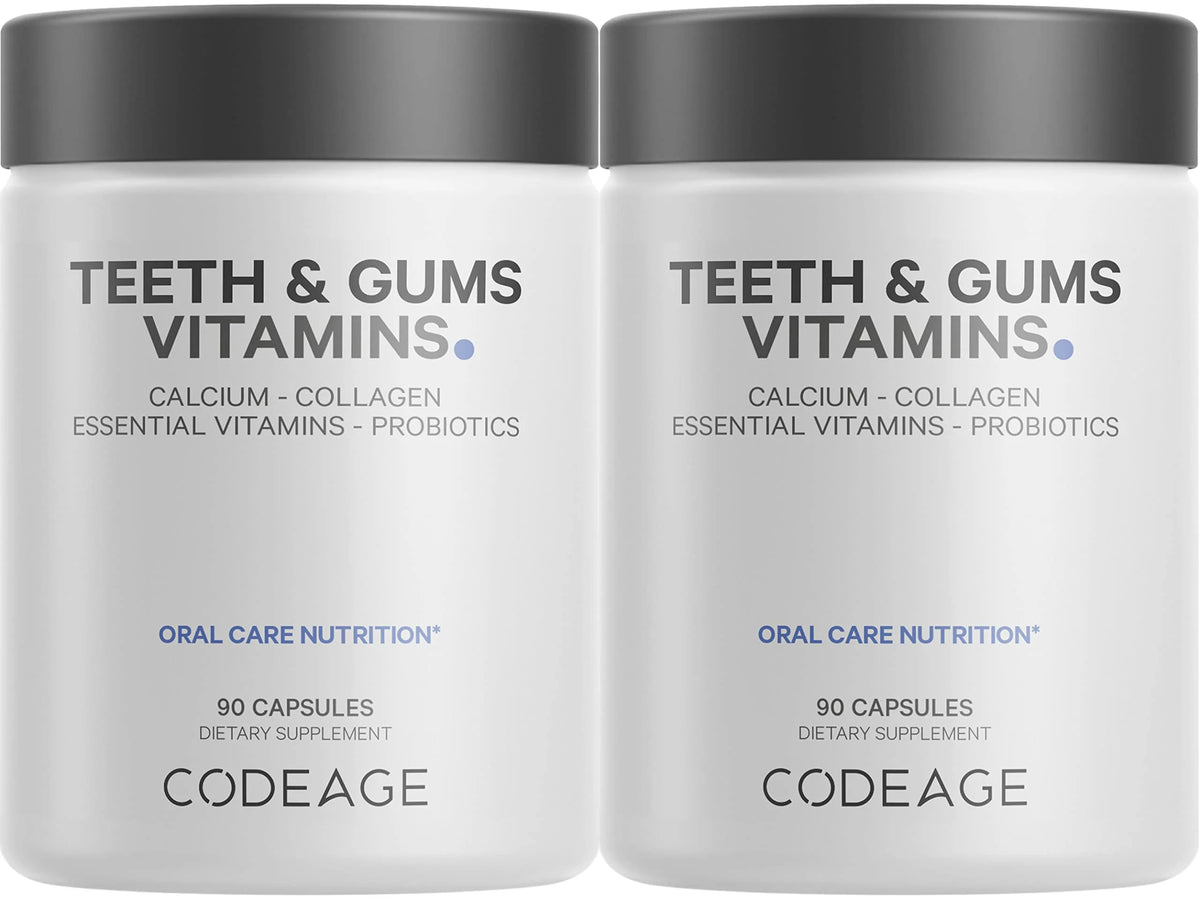 Teeth & Gums Vitamins Oral Probiotics Supplement 2 Pack C423