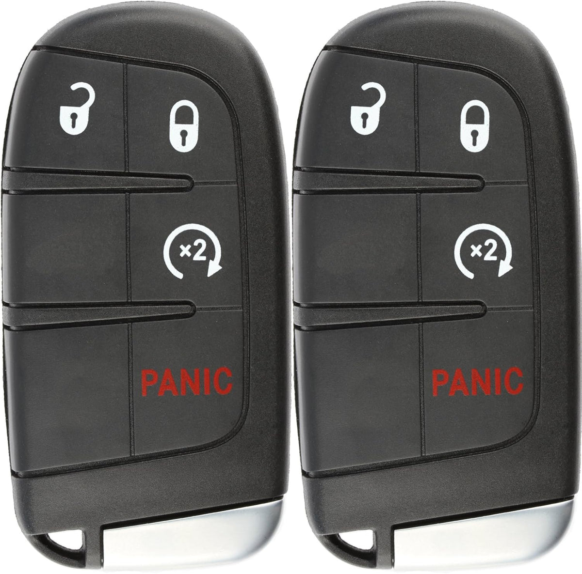 Pack of 2 Keyless Entry Remote Car Smart Key Fob Q75686