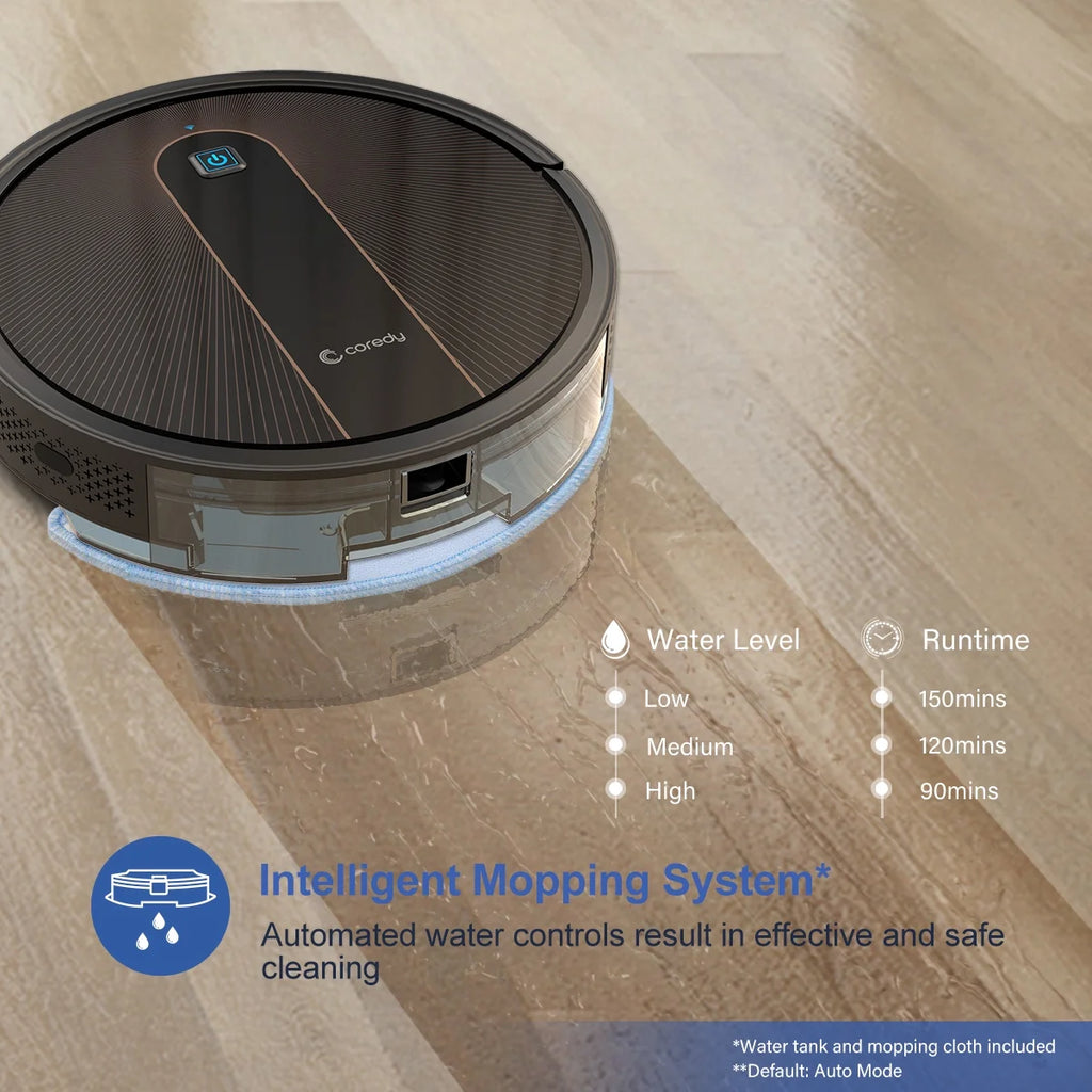 Robot Vacuum Cleaner and Mop 2200Pa Suction T9675