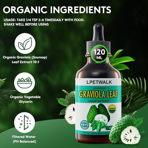 2 Fl Oz Graviola Leaf Extract Liquid (Soursop) G831875