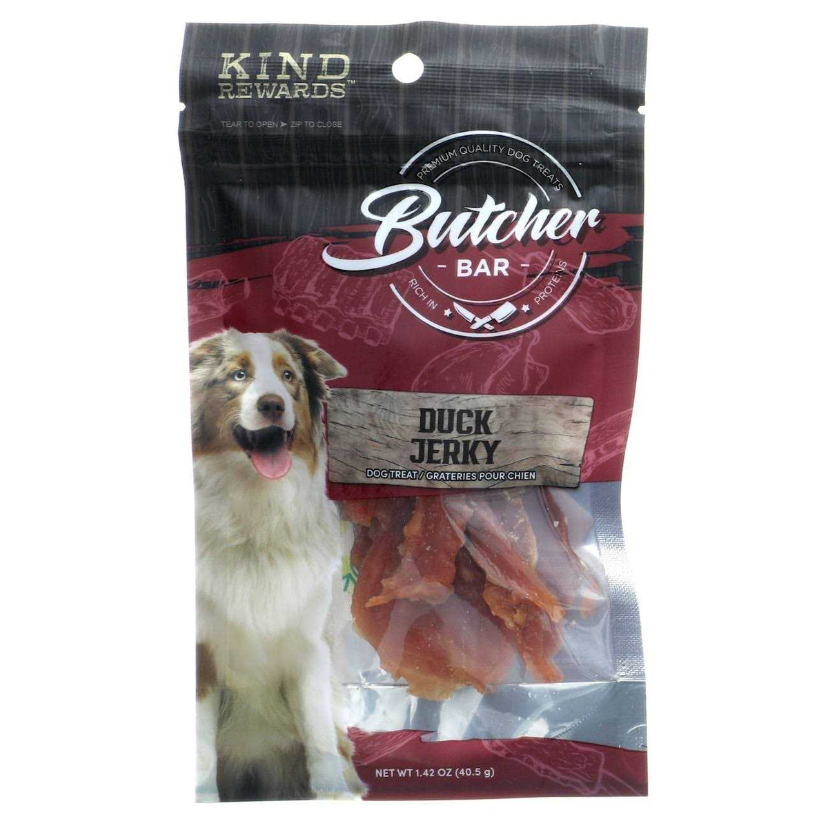Butcher Bar Duck Jerky Dog Treat A16307