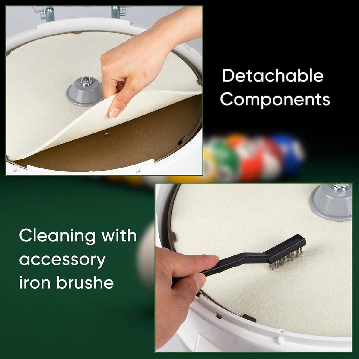 Automatic Billiard Ball Cleaner with LED Touch Display Q6635