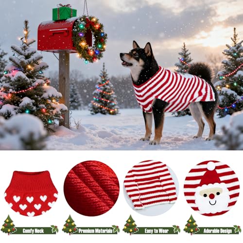 3 Pack Dog Christmas Sweater X94388