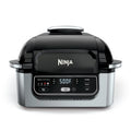 4-in-1 Indoor Grill with 4-qt Air Fryer, Black/Stainless M5413