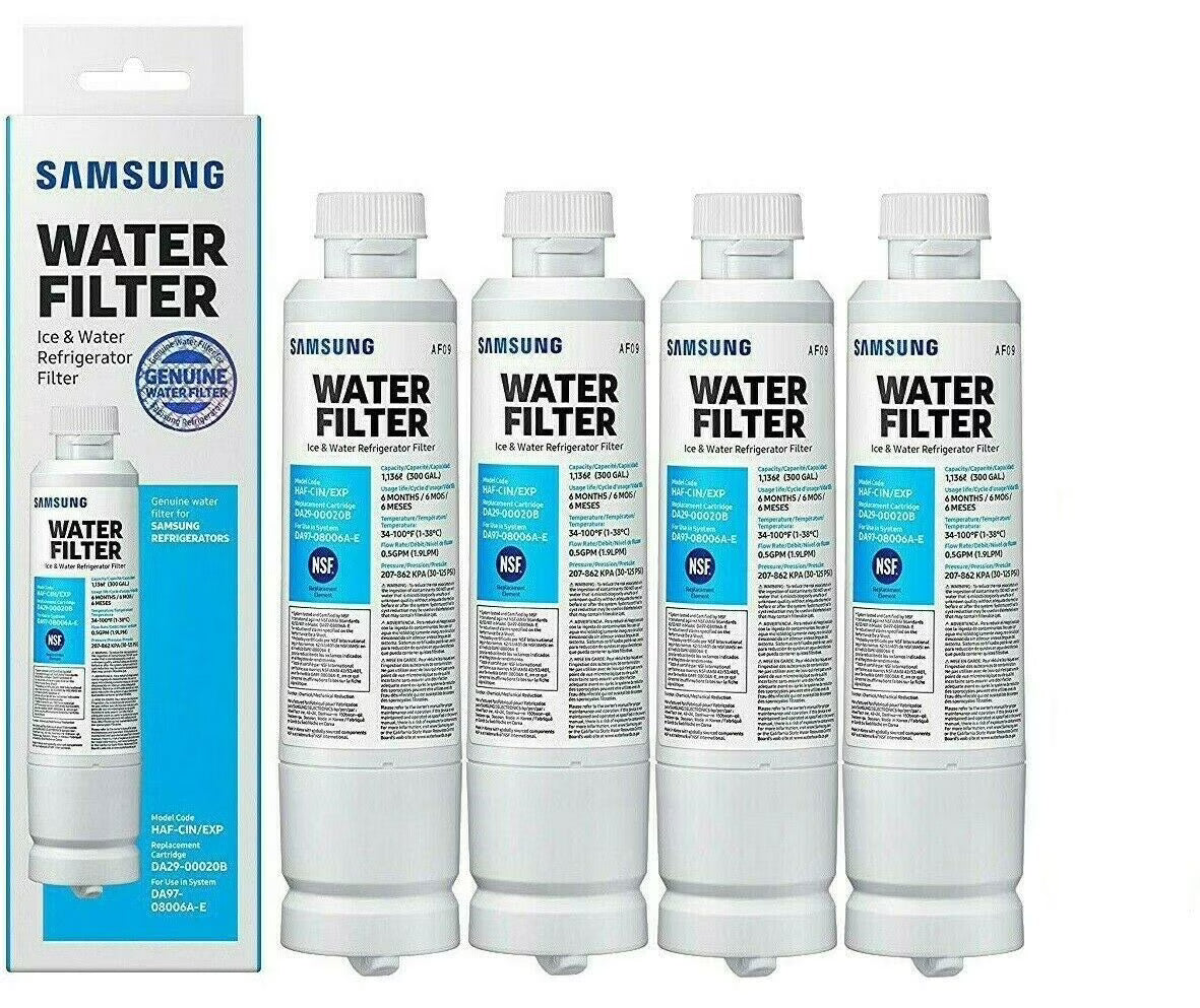 4 Pack Refrigerator Water Filter C376275