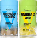 Vegan Omega-3 + Magnesium Gummies 800mg DHA 150mg Magnesium Citrate 90 Count U45624