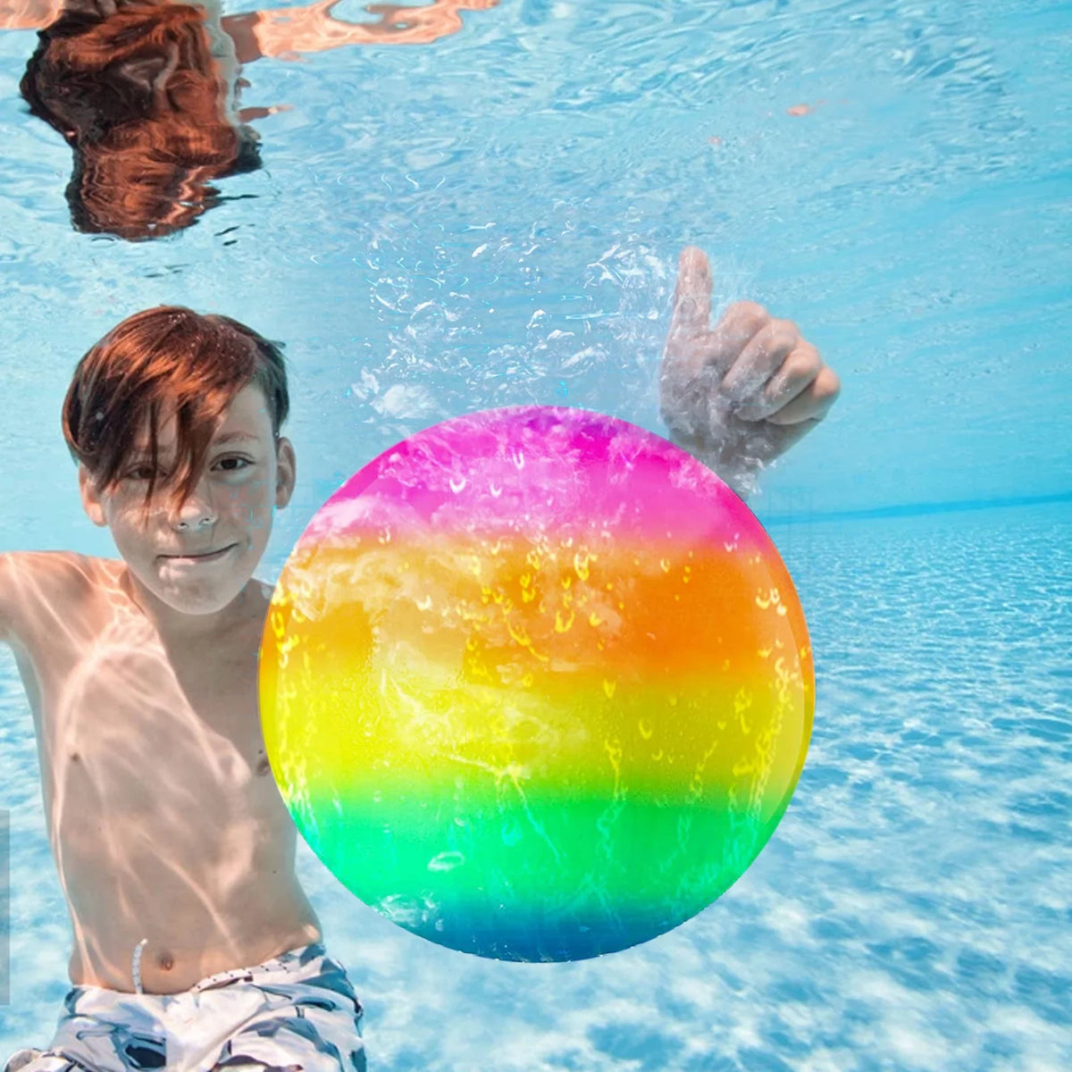 Rainbow Underwater Ball Toy U98758