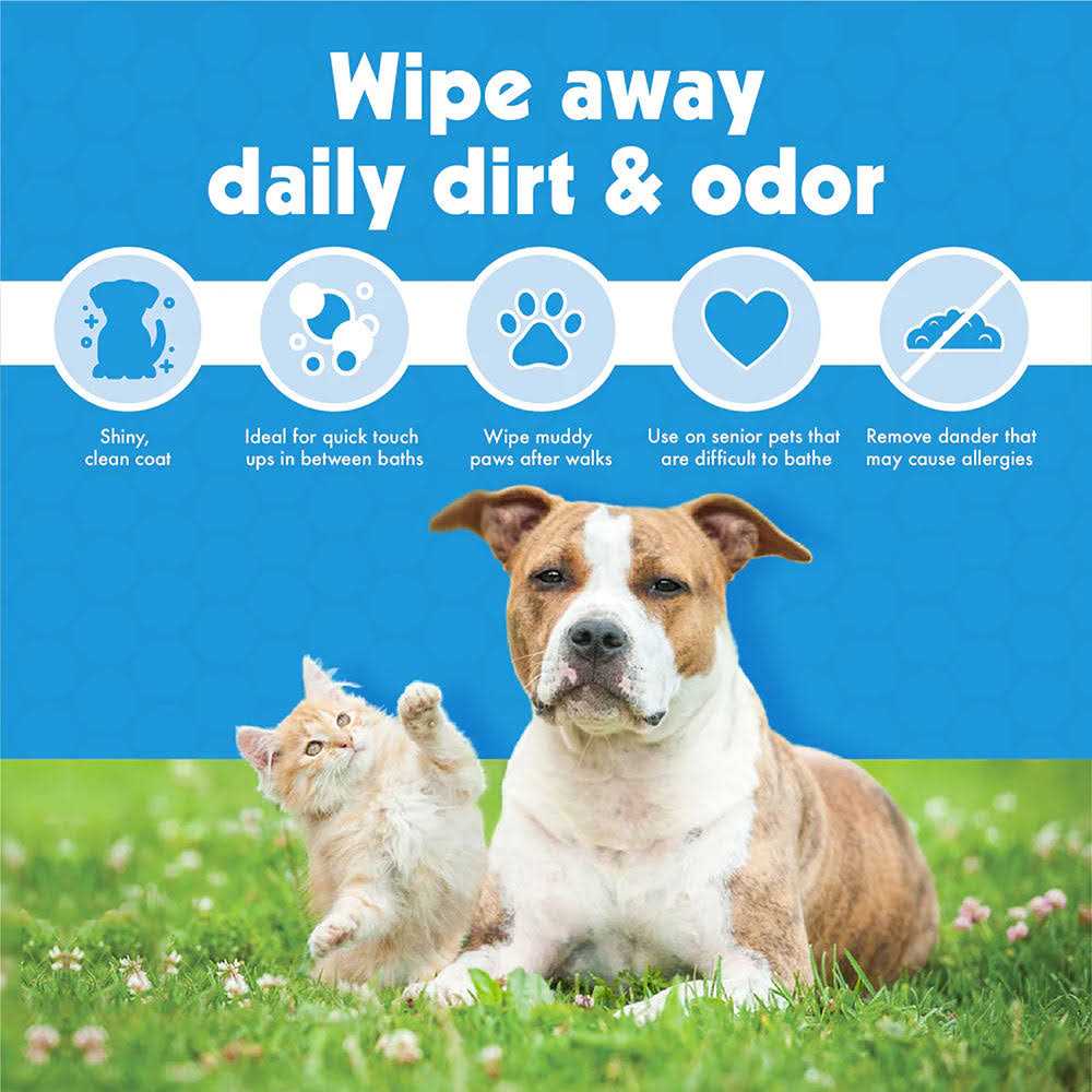 Vanilla Scented Dog & Cat Wipes D408425