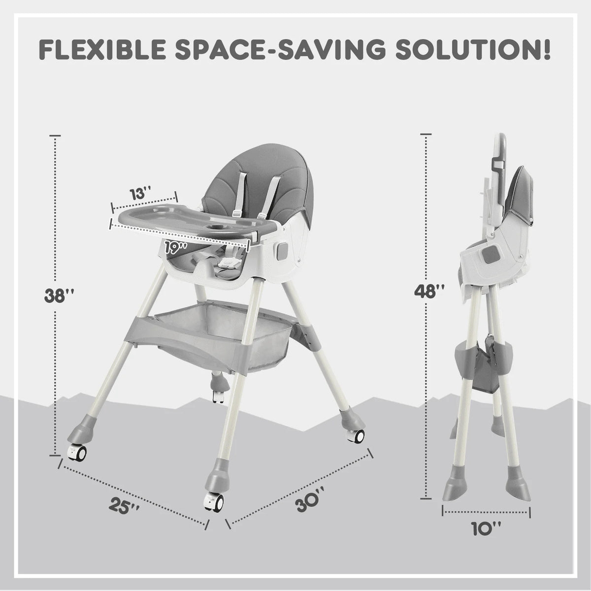 4-in-1 Convertible High Chair G86307