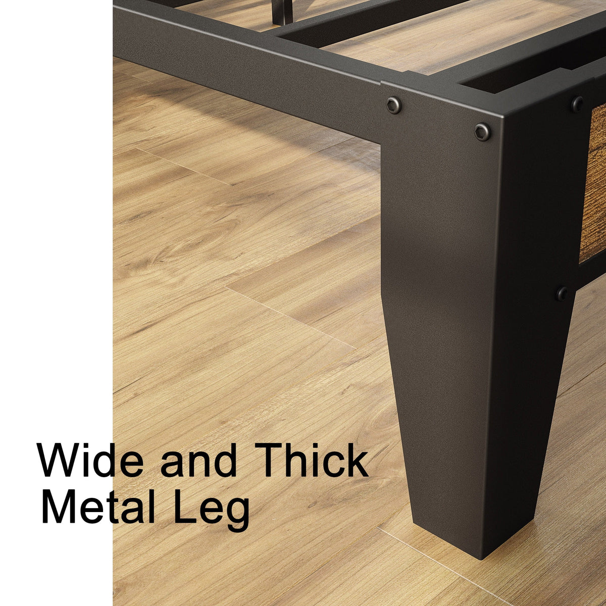 Queen Bed Frame with Storage Headboard and Charging Station Z1156