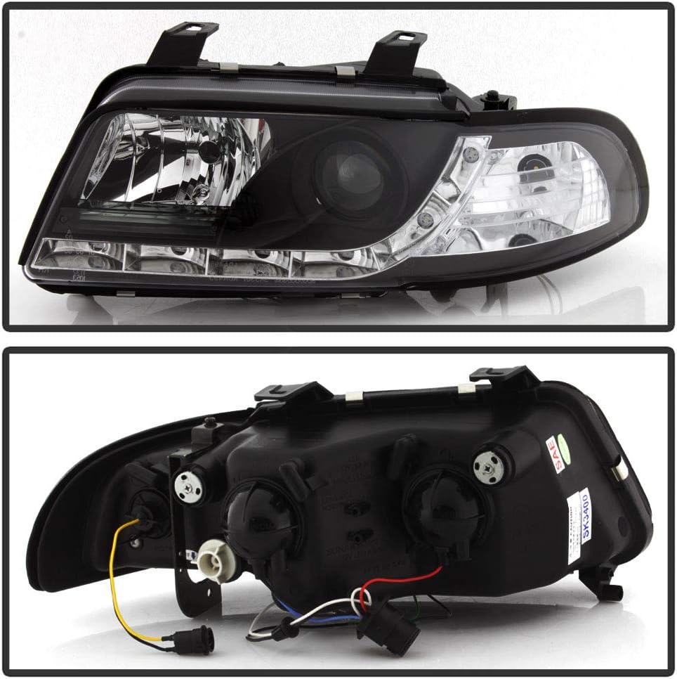 Black Housing Projector Headlights Headlamps Assembly D3327